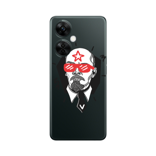Oneplus Nord CE 3 Lite 5G Stars and glasses Transparent Silicone TPU Θήκη