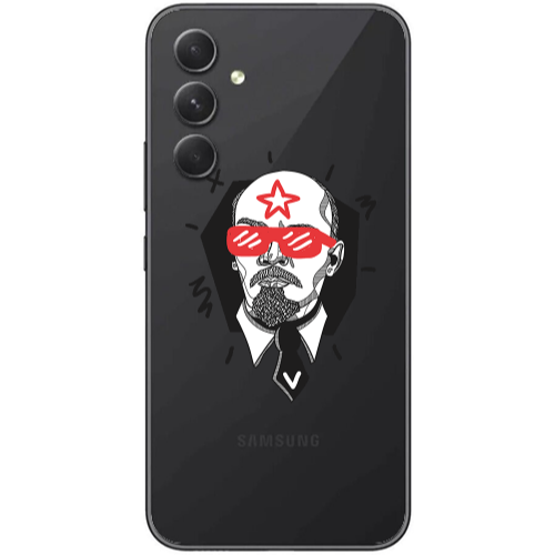 Samsung  Galaxy A05s Stars and glasses Transparent Silicone TPU Θήκη