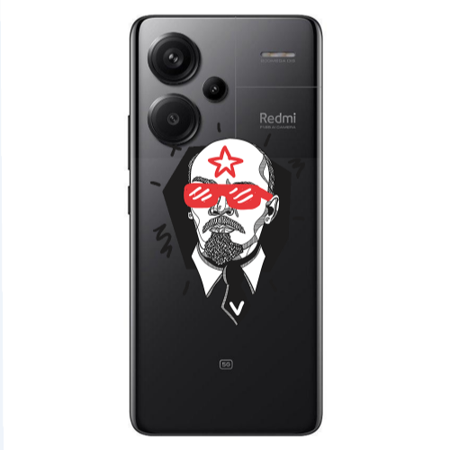 Xiaomi Redmi Note 13 Pro+ 5G  Stars and glasses Transparent Silicone TPU Θήκη