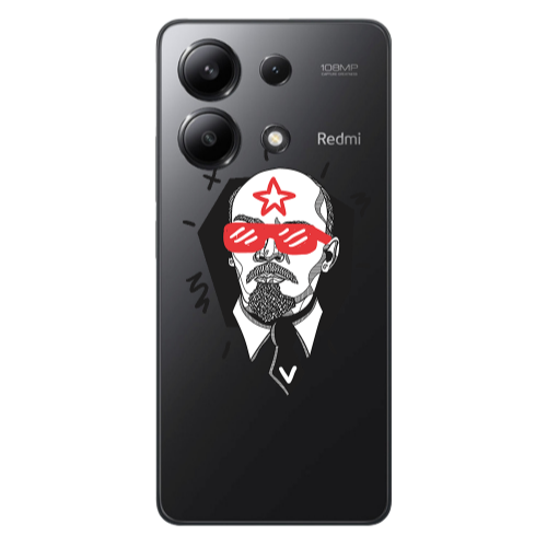 Xiaomi Redmi Note 13 4G Stars and glasses Transparent Silicone TPU Θήκη