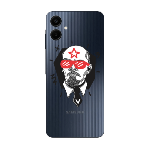 Samsung A06 Stars and glasses Transparent Silicone TPU Θήκη