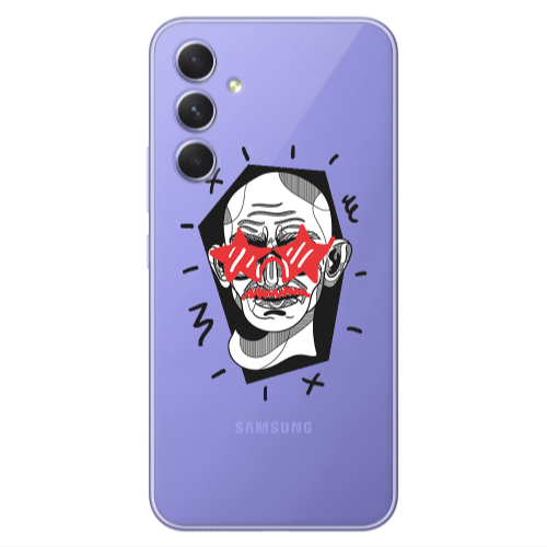 Samsung A56 Star glasses Transparent Silicone TPU Θήκη