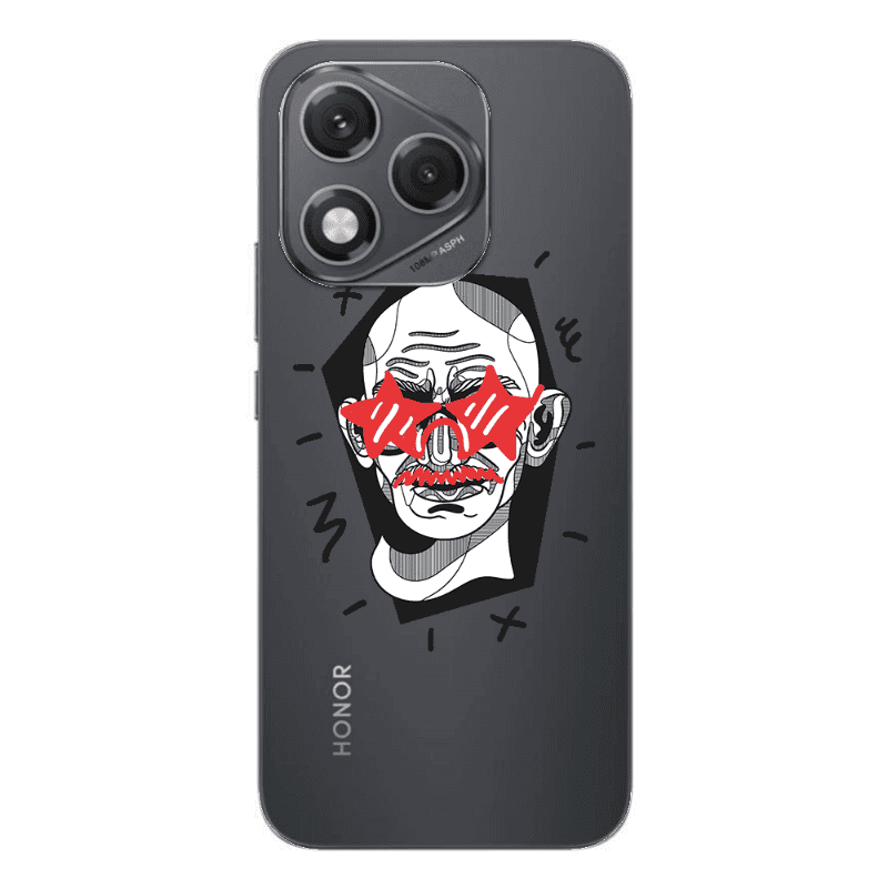 Honor 400 Lite Star glasses Transparent Silicone TPU Θήκη