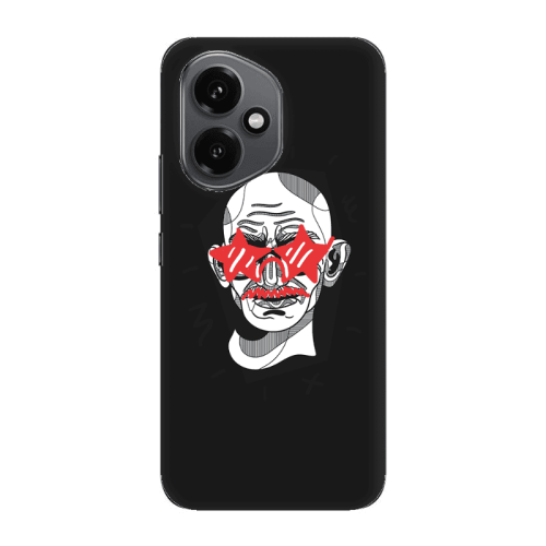 Honor Magic 400 Star glasses Black Colored Silicone TPU Θήκη