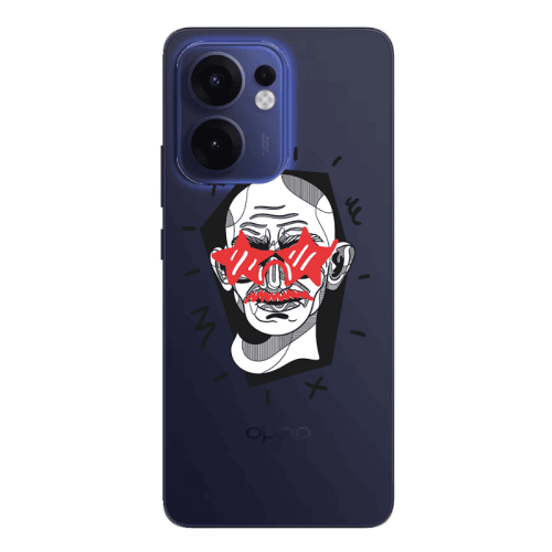 Oppo Reno13 FS Star glasses Transparent Silicone TPU Θήκη