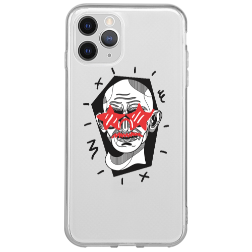 Apple iPhone 13 Pro Max Star glasses Transparent Silicone TPU Θήκη
