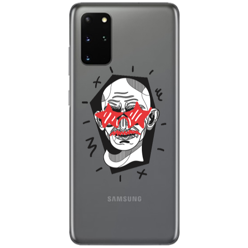Samsung S20 Plus Star glasses Transparent Silicone TPU Θήκη