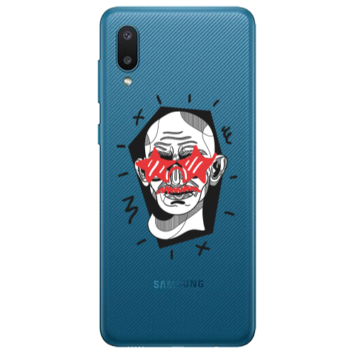 Samsung A02 Star glasses Transparent Silicone TPU Θήκη