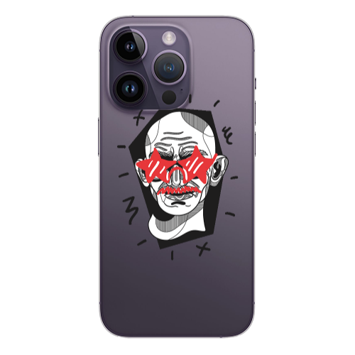 Apple iPhone 14 Pro  Star glasses Transparent Silicone TPU Θήκη