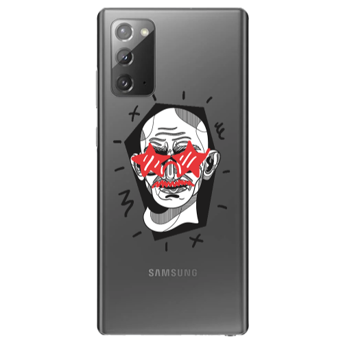 Samsung Note 20 Star glasses Transparent Silicone TPU Θήκη