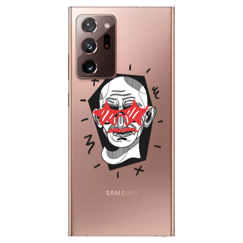 Samsung Note 20 Ultra Star glasses Transparent Silicone TPU Θήκη