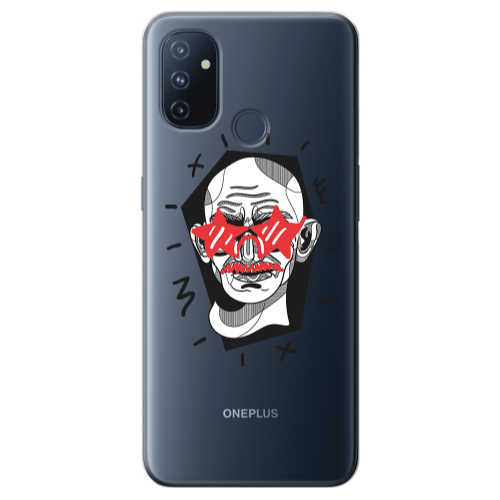 Oneplus Nord 100 Star glasses Transparent Silicone TPU Θήκη