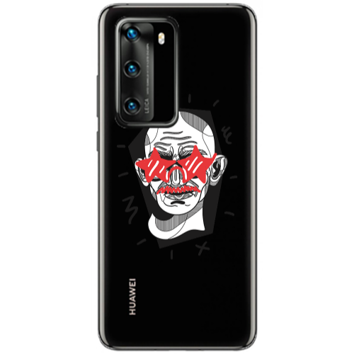 Huawei P40 Star glasses Transparent Silicone TPU Θήκη
