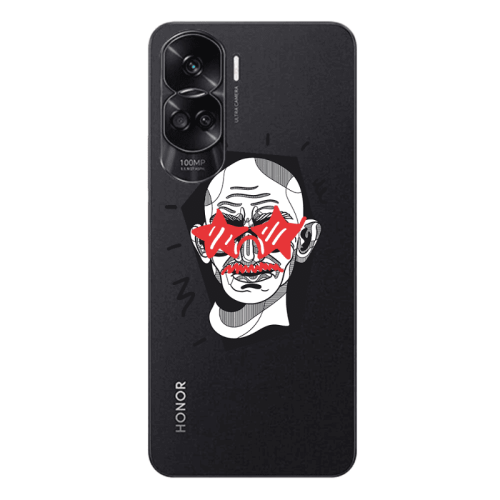 Honor 90 Lite 5G Star glasses Transparent Silicone TPU Θήκη