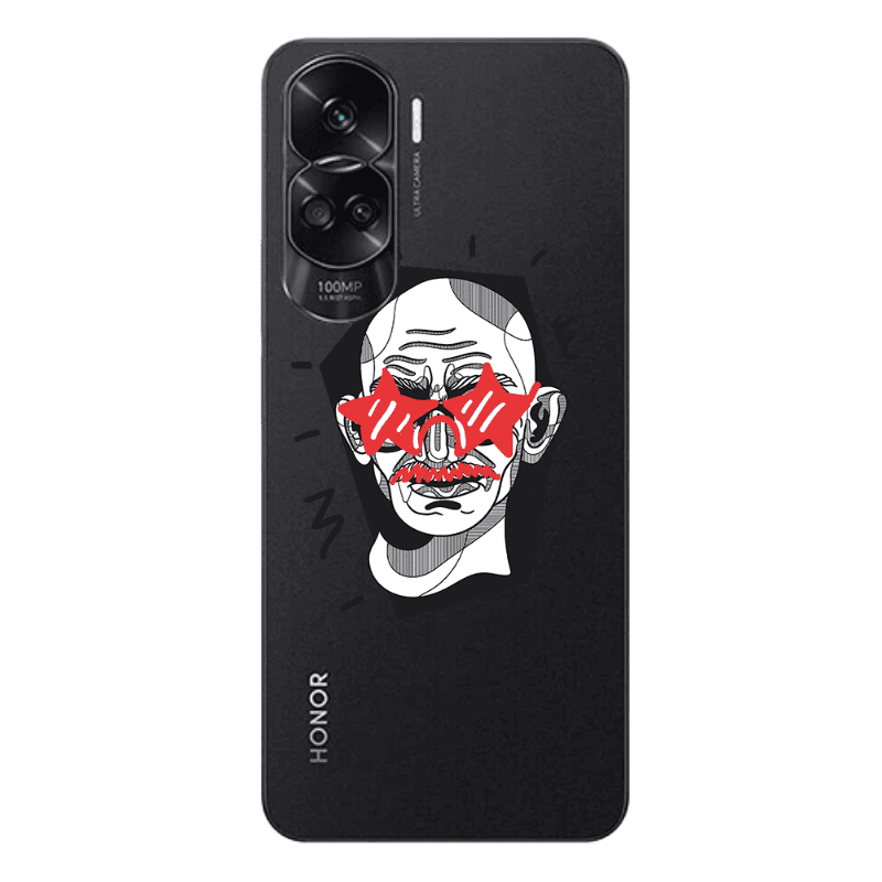 Honor 90 Lite 5G Star glasses Transparent Silicone TPU Θήκη