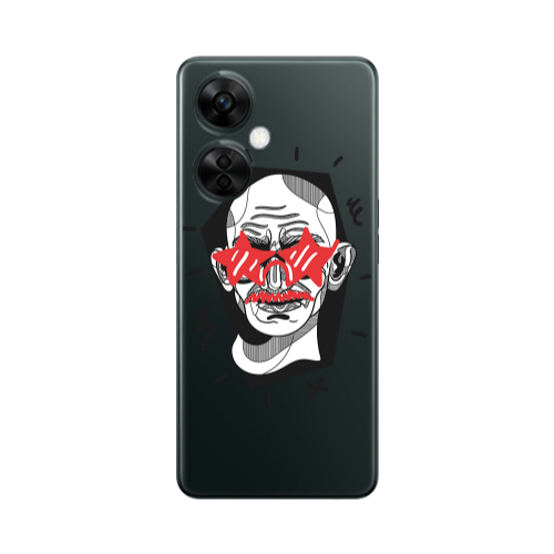 Oneplus Nord CE 3 Lite 5G Star glasses Transparent Silicone TPU Θήκη
