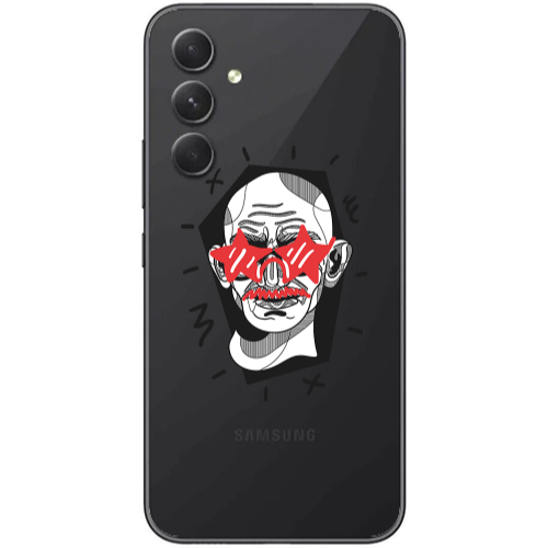 Samsung Galaxy A25 Star glasses Transparent Silicone TPU Θήκη