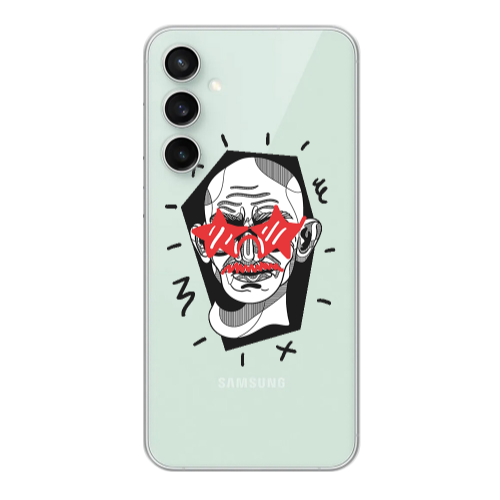 Samsung S24 Star glasses Transparent Silicone TPU Θήκη