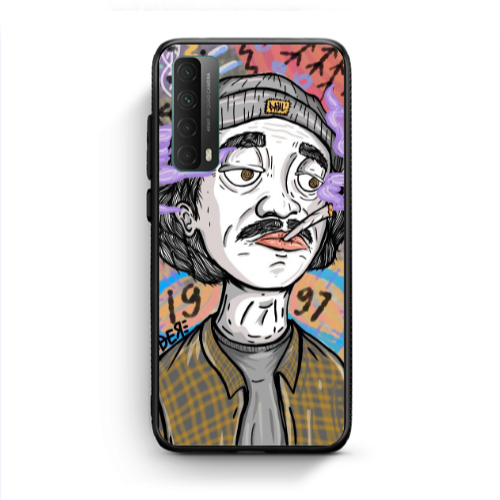 Huawei P Smart 2021 Heydere Black Glossy Θήκη