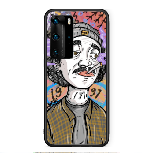 Huawei P40 Pro Heydere Black Glossy Θήκη
