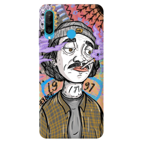 Huawei P30 Lite Heydere Transparent Silicone TPU Θήκη