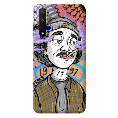 Huawei Nova 5 T Heydere Transparent Silicone TPU Θήκη