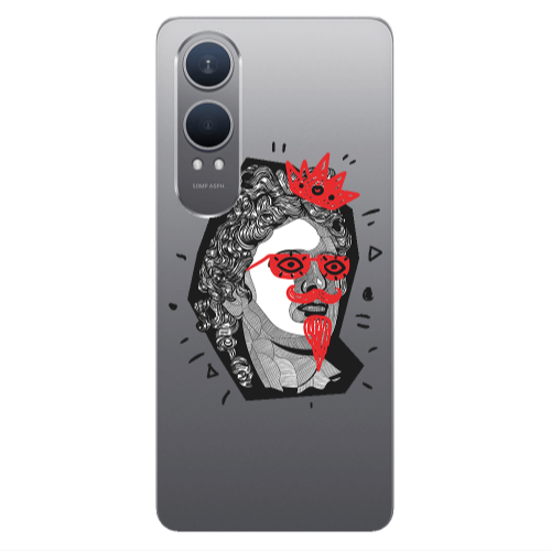 Oneplus Nord Ce 4 lite Glasses crown Transparent Silicone TPU Θήκη