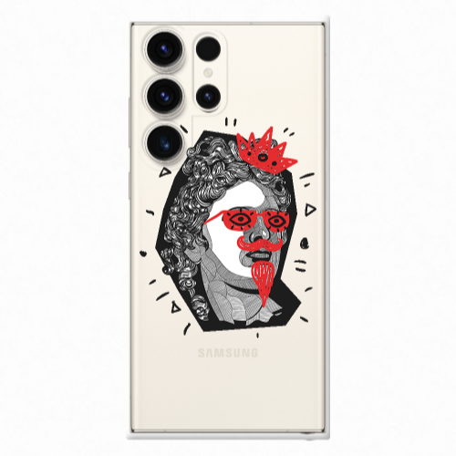 Samsung S25 Ultra Glasses crown Transparent Silicone TPU Θήκη