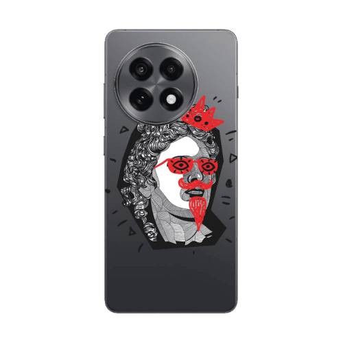 Oneplus 13 R Glasses crown Transparent Silicone TPU Θήκη