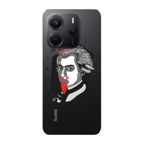 Xiaomi Redmi Note 14 Bearded Transparent Silicone TPU Θήκη