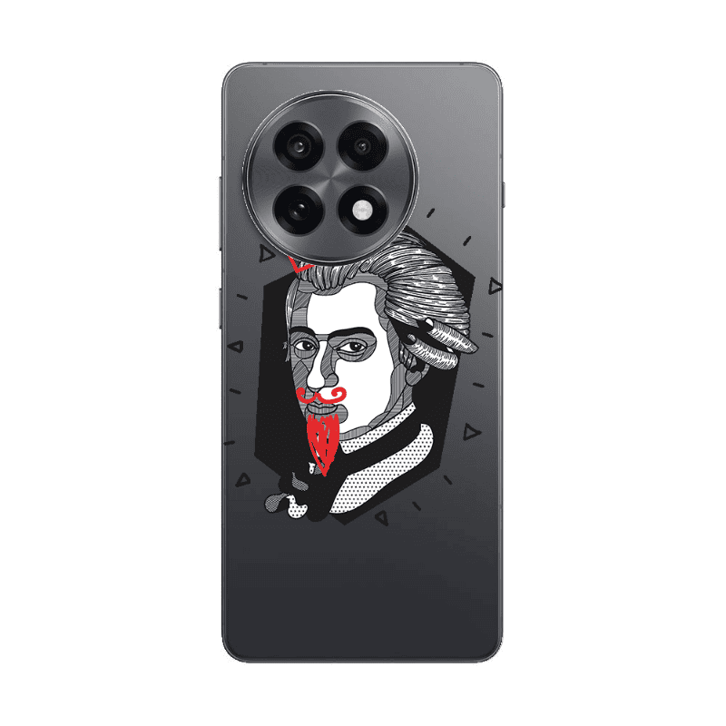 Oneplus 13 5G Bearded Transparent Silicone TPU Θήκη