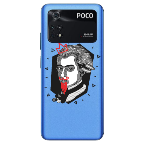 Xiaomi Poco M4 Pro 4G Bearded Transparent Silicone TPU Θήκη