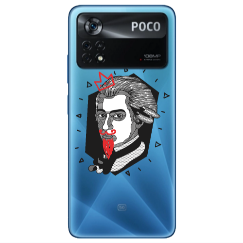 Xiaomi Poco X4 Pro Bearded Transparent Silicone TPU Θήκη