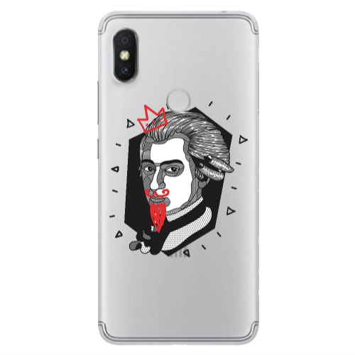 Xiaomi Redmi S2 Bearded Transparent Silicone TPU Θήκη