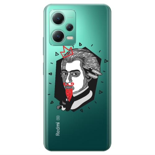 Xiaomi Redmi Note 12 Pro 5G Bearded Transparent Silicone TPU Θήκη