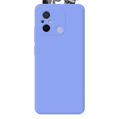 Xiaomi Redmi 12C Bearded Light Purple Colored Silicone TPU Θήκη