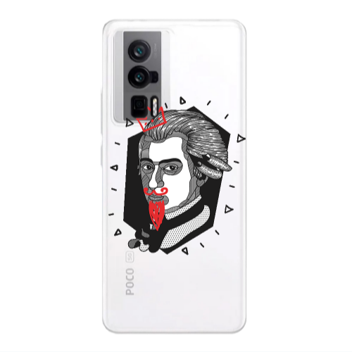 Xiaomi Poco F5 Pro Bearded Transparent Silicone TPU Θήκη