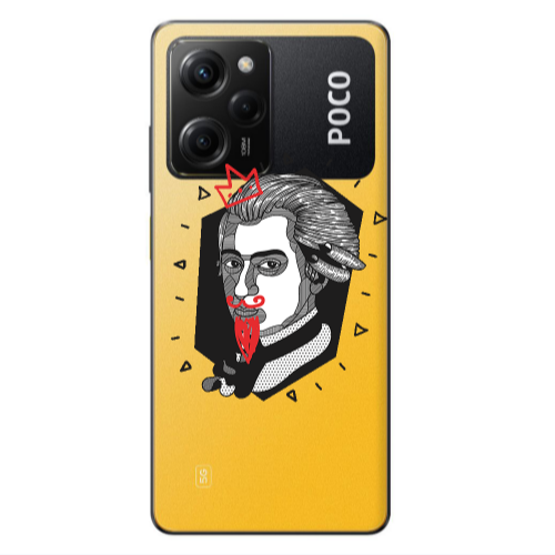 Xiaomi Poco X5 Pro Bearded Transparent Silicone TPU Θήκη