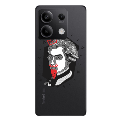 Xiaomi Redmi Note 13 5G Bearded Transparent Silicone TPU Θήκη