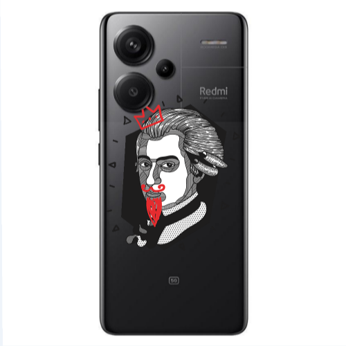 Xiaomi Redmi Note 13 Pro+ 5G  Bearded Transparent Silicone TPU Θήκη