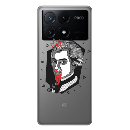 Xiaomi Poco X6Pro 5G Bearded Transparent Silicone TPU Θήκη