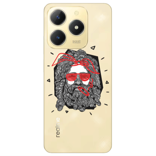Realme C61 Cool glasses Transparent Silicone TPU Θήκη