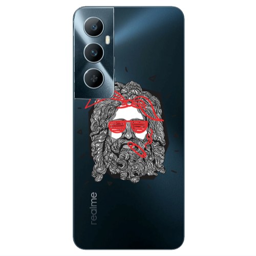 Realme C65 Cool glasses Transparent Silicone TPU Θήκη