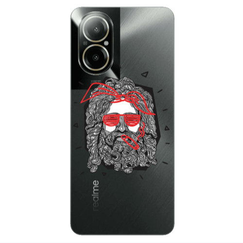 Realme C67 Cool glasses Transparent Silicone TPU Θήκη