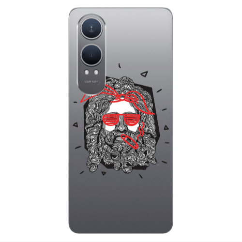 Oneplus Nord Ce 4 lite Cool glasses Transparent Silicone TPU Θήκη