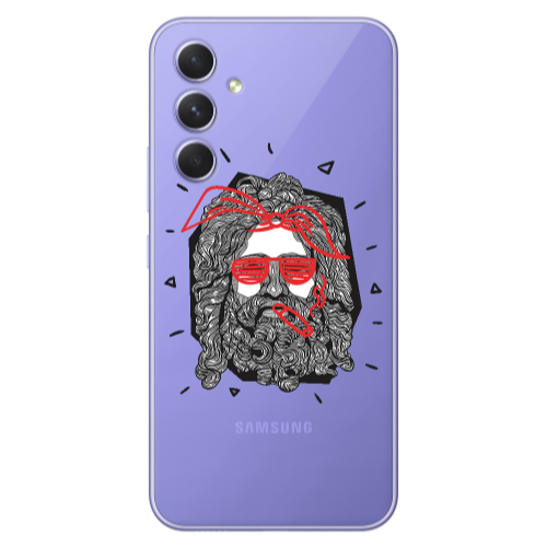 Samsung A36 Cool glasses Transparent Silicone TPU Θήκη