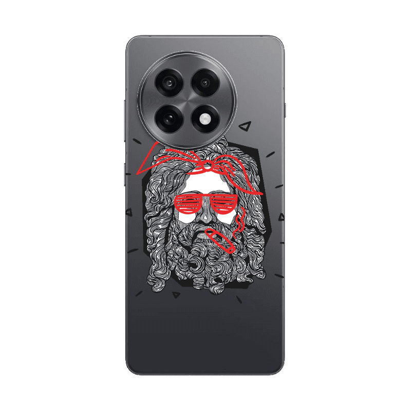 Oneplus 13 5G Cool glasses Transparent Silicone TPU Θήκη