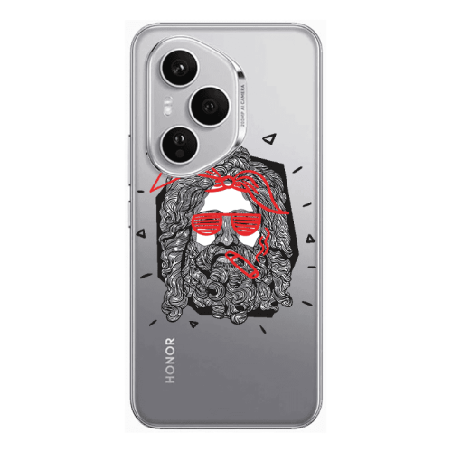 Honor Magic 400 Pro Cool glasses Transparent Silicone TPU Θήκη