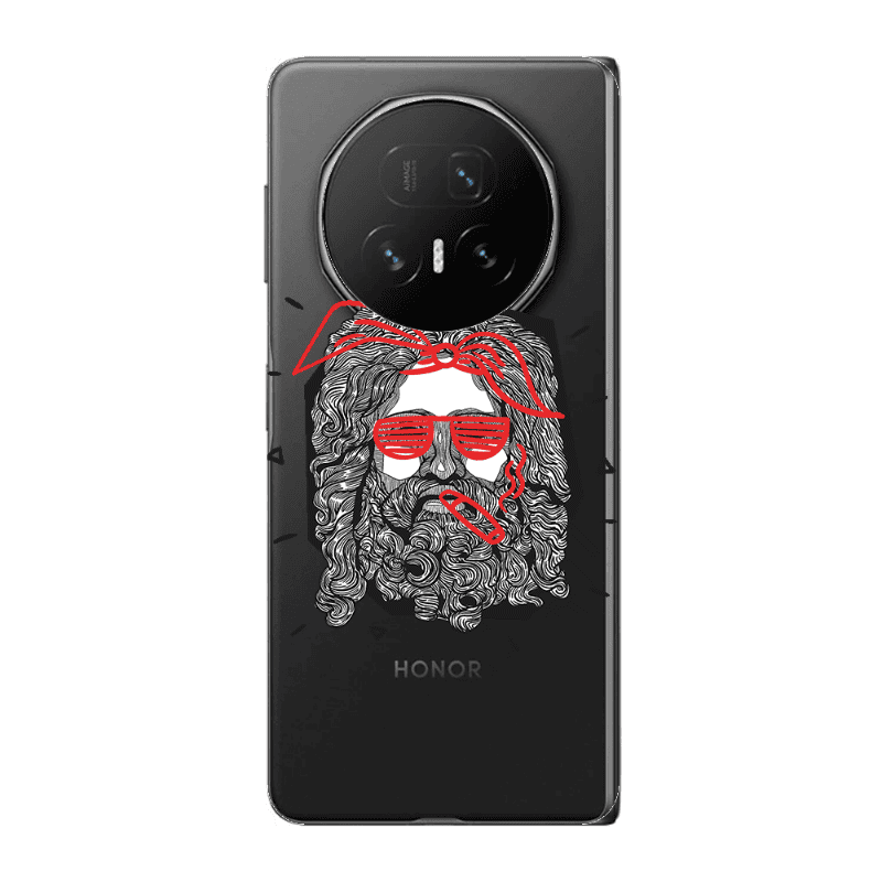 Honor Magic V5 Cool glasses Transparent Silicone TPU Θήκη
