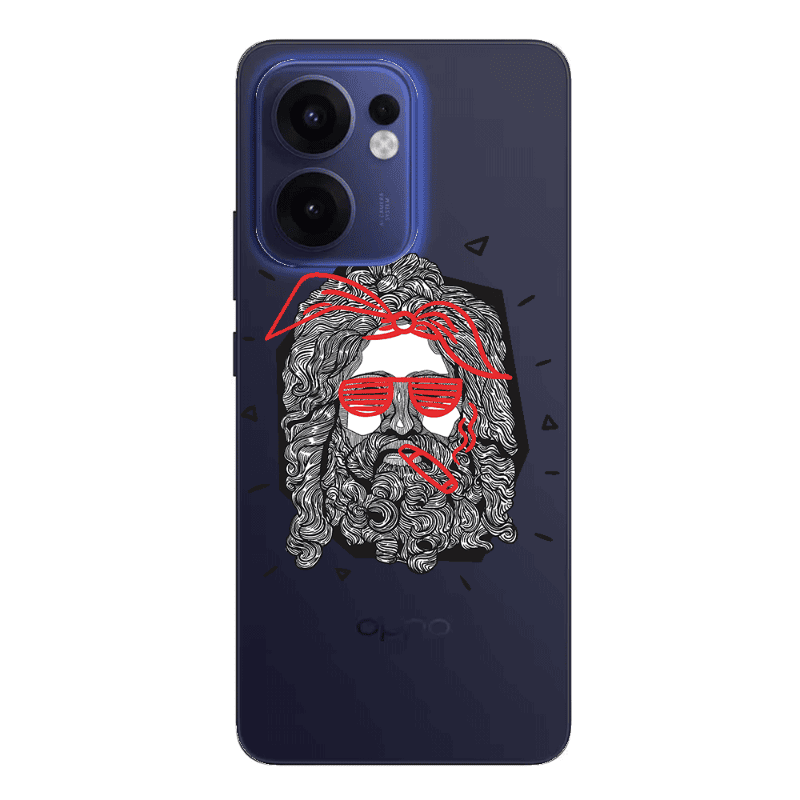Oppo Reno13 FS Cool glasses Transparent Silicone TPU Θήκη